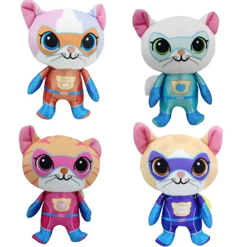 Super Kitties Plush Toy Set (4-Pack)